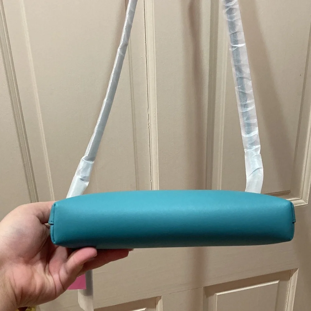 NWT Kate Spade Amy Ivy Street Tassel Stone Blue Crossbody Purse Bag - Picture 8 of 15